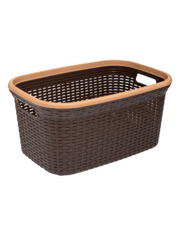Кошик для білизни 40л "Rattan"